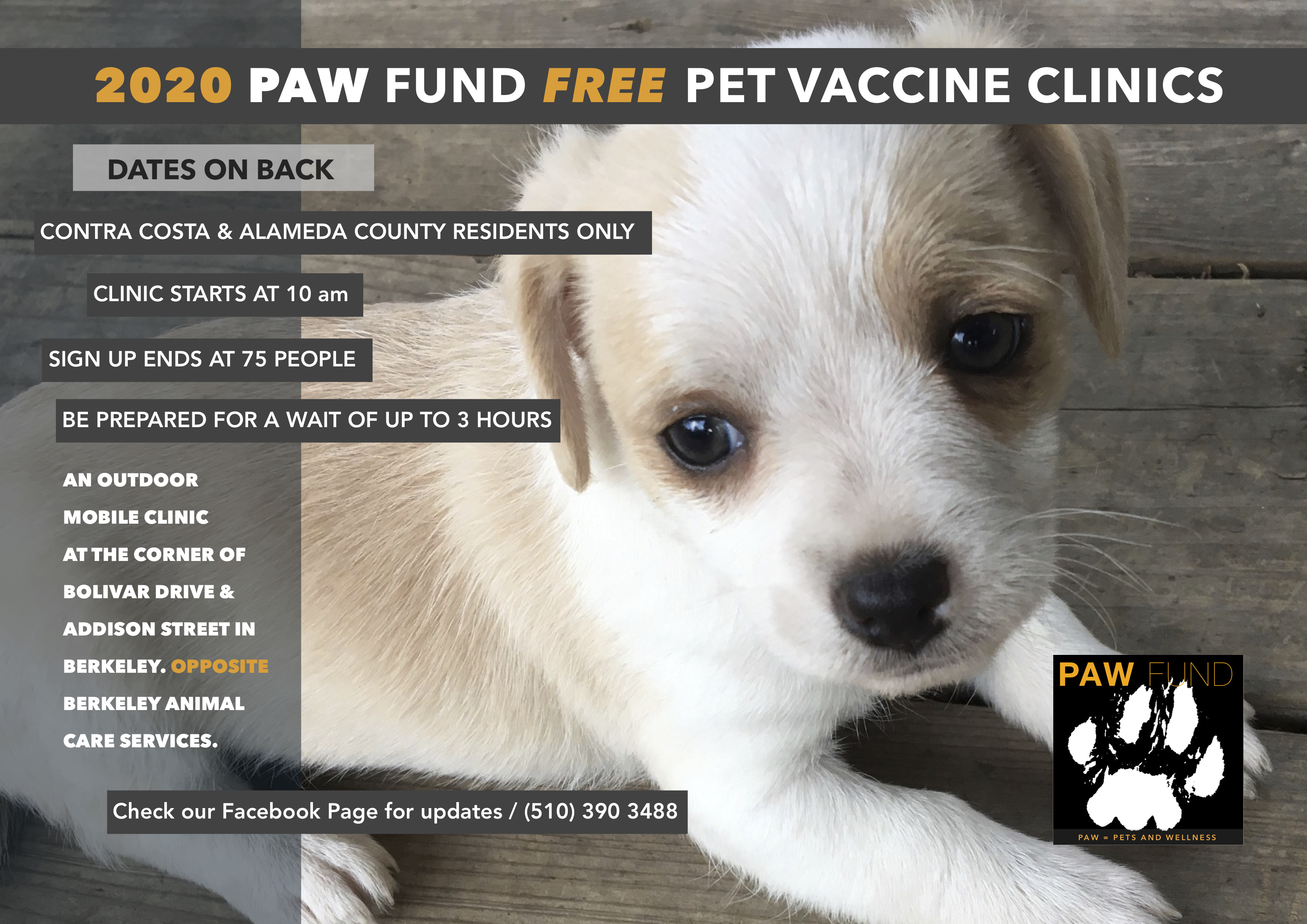 FREE PET VACCINES - Paw Fund