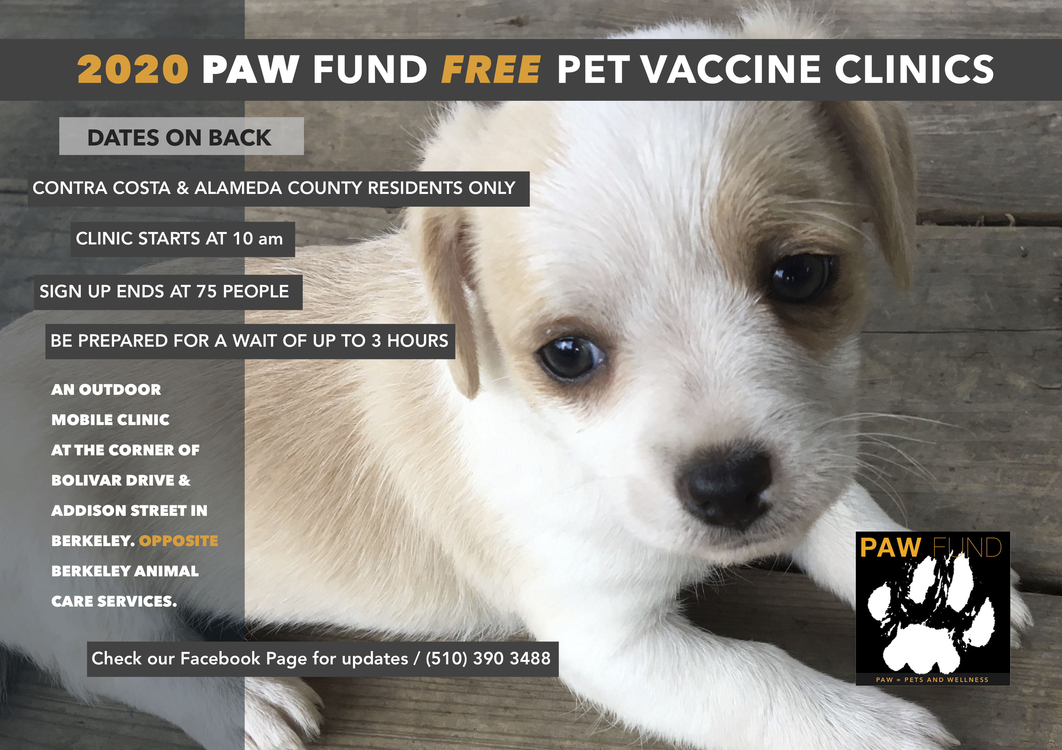 free puppy shots near me